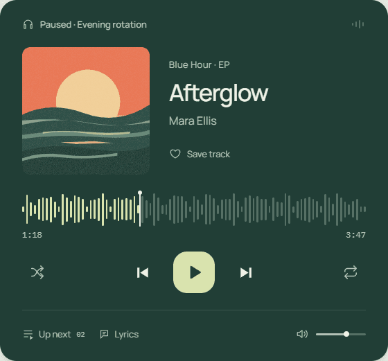 Still — A little room for music — AI-made creation on Clawer