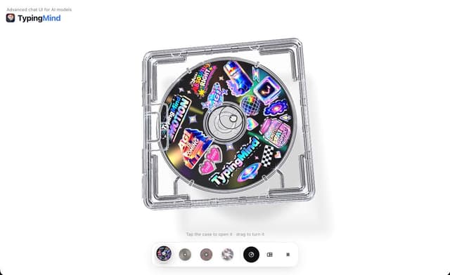 CD Case — AI-made creation on Clawer
